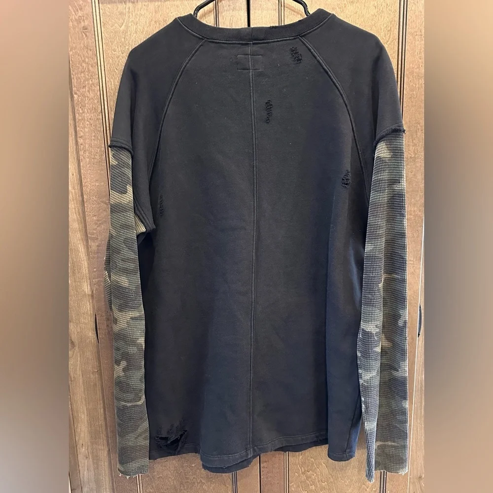 Hudson Jeans “Striker” Crewneck Sweatshirt